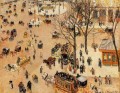 Place du Theatre Francais 1898 Camille Pissarro parisino